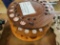 LAZY SUSAN MARBLE DISPLAY W/PHOTOS