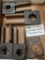 4 MARBLE MOLDS WITH WEIGHTED TOOL