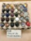 LOT OF 30 MIXED MARBLES