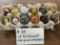 LOT OF 12 ART GLASS MARBLES