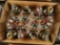 LOT OF 12 LARGE MARBLES AND FROGS