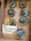 LOT OF 7 WHAT A TRIBUTE FROG BASES