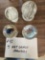 4 ART GLASS MARBLE LOT