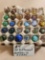 30 DIFFERENT ASSORTED MARBLES