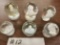 LOT OF 6 PRESIDENTIAL MARBLES