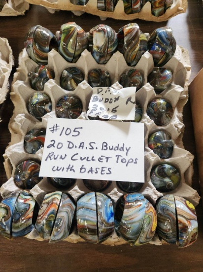 20 D.A.S BUDDY RUN CULLET TOPS AND BASES