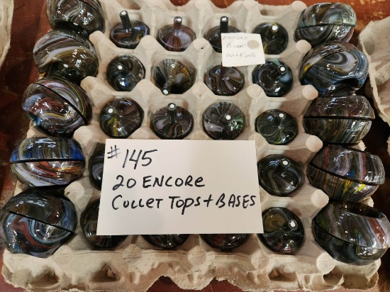 LOT OF 20 ENCORE CULLET TOPS AND BOTTOMS