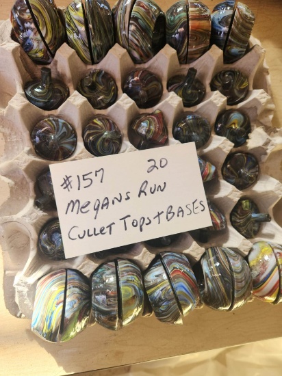 MEGANS RUN CULLET TOPS AND BASES