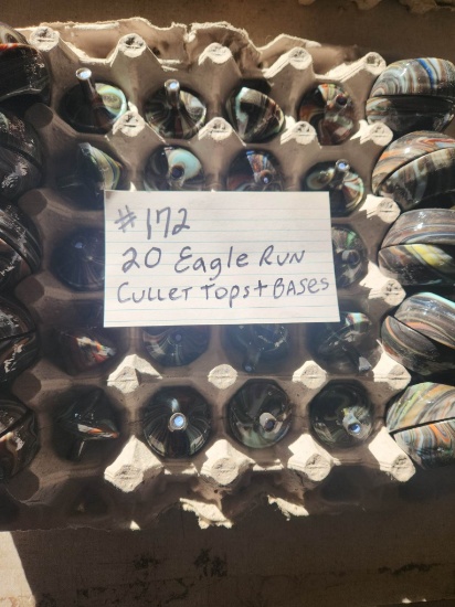 20 EAGLE RUN CULLET TOPS AND BASES