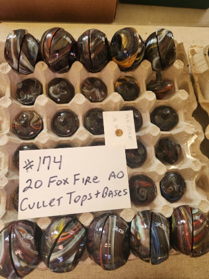 20 FOX FIRE AO CULLET TOPS/BASES