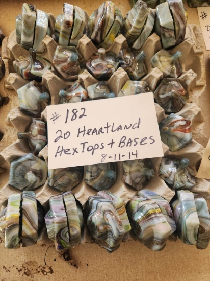 20 HEARTLAND HEX TOPS/BASES
