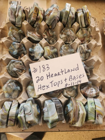 20 HEARTLAND HEX TOPS AND BASES