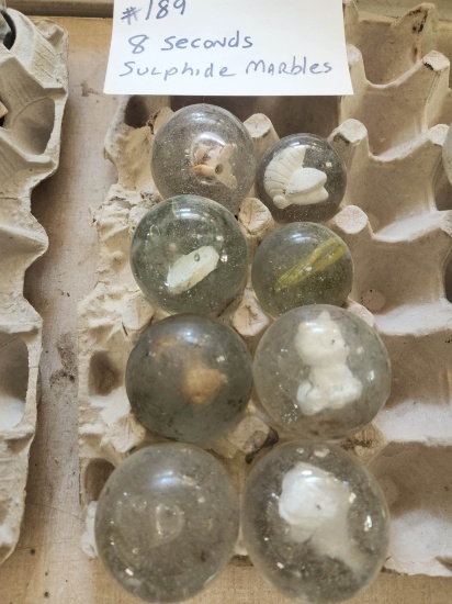 LOT OF SULFIDE MARBLES