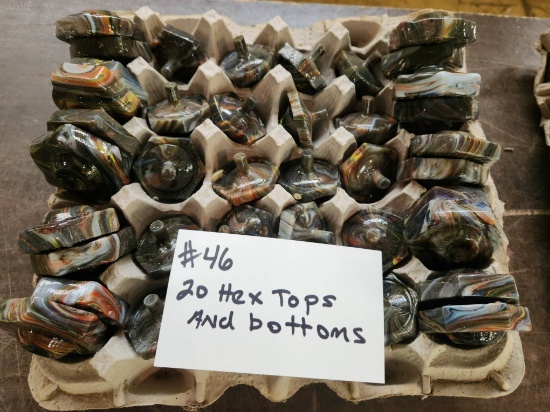 20 HEX TOPS AND BOTTOMS