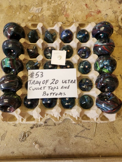 LOT OF 20 ULTRA CULLET TOPS AND BOTTOMS