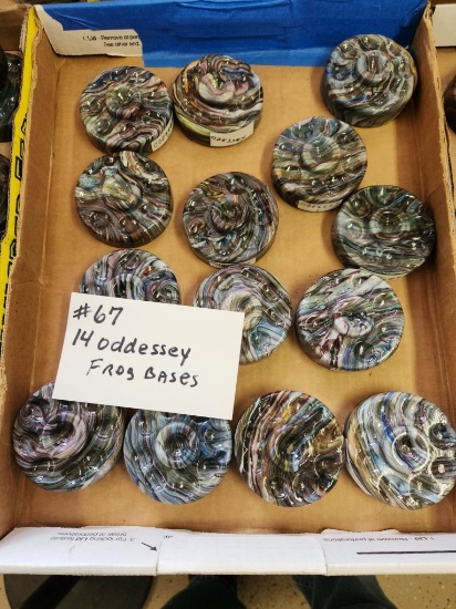 LOT OF 14 ODDESSEY FROG BASES