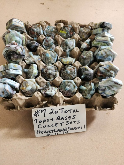 30 DIFFERENT ASSORTED MARBLES