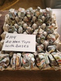 LOT OF 20 HEX TOPS WITH BASES