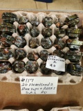 LOT OF 20 HEARTLAND HEX TOPS/BASES