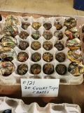 LOT OF 20 CULLET TOPS/BASES