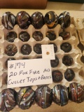 20 FOX FIRE AO CULLET TOPS/BASES