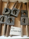6 MARBLE MOLDS