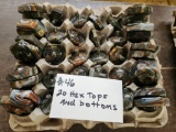 20 HEX TOPS AND BOTTOMS