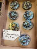 LOT OF 7 WHAT A TRIBUTE FROG BASES