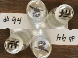 2 SMALL COMMERATIVE MARBLES