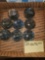 8 Blue Boy Cullet tops and Emb bases