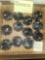 12 Black Oddesy Cullet tops and Emb bases