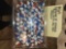 Container of Assorted Red White & Blue marbles