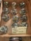Sammys Mountain marbles 12 Cullet tops and Emb bases