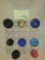 8 Art glass marbles