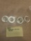 4 President Imprinted marbles