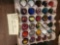 Tray of 30 Art Glass marbles