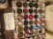Tray of 30 Art Glass marbles