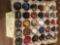 Tray of 30 Art Glass marbles