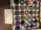 Tray of 30 Art Glass marbles
