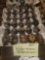 Tray of 20 Pennsboro Buddies Hex tops and Emb bases