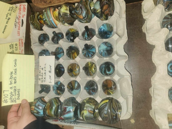 20 What a Tribute Cullet tops and Emb bases