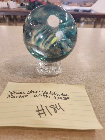 Spaceship Sulphide marble with embosed base