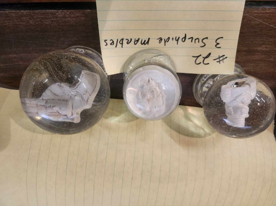 3 Sulphide marbles