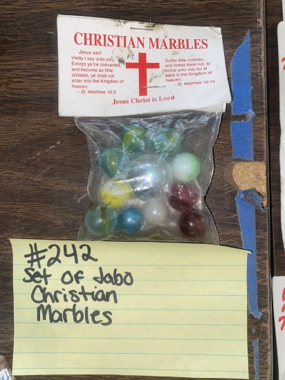 Set of Jabo Christian marbles