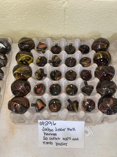 Jabo Joker fall Harvest 20 Cullet tops and 20 Embosed bases