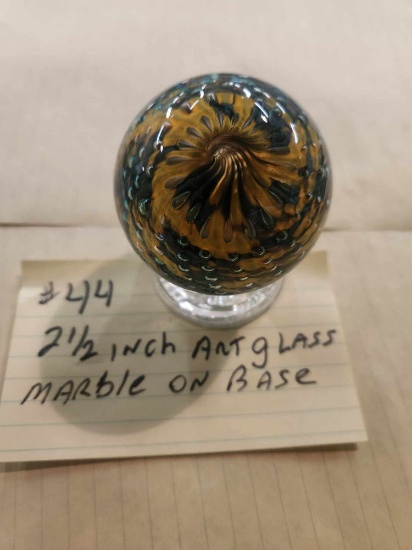 2 1/2 inch Art glass marble