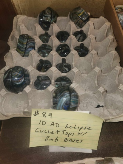 10 Eclipse Cullet tops and Emb bases