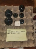3 Jabo Joker cullet tops and 6 Emb bases