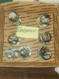 5 LEO marbles with Emb bases and 2 Leo Cullet tops with bases