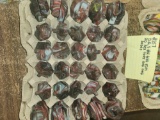 20 D.A.S. #4 test run hex tops and Emb bases